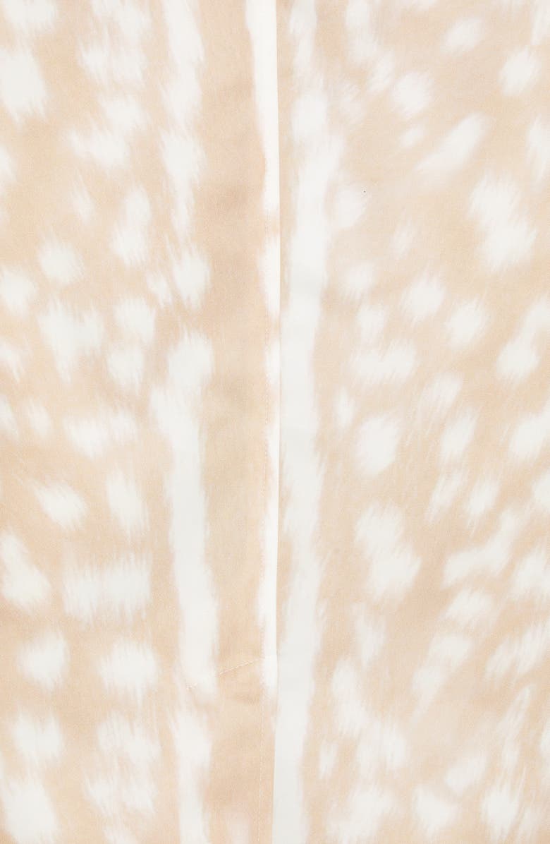 Burberry Brunstane Deer Print Nylon Car Coat, Alternate, color, 