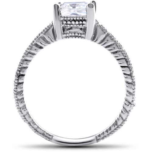 Bliss Diamond 1 1/4ct Princess Cut Diamond Engagement Ring 14k Gold Lab Grown In 14k White Gold