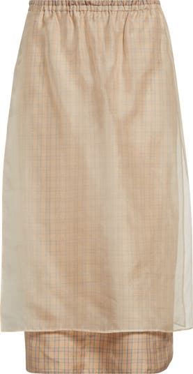 EENK Silk Organza Layered Skirt | Nordstrom