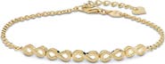 DEVATA Infinity Chain Bracelet in 14K Gold, 40mm