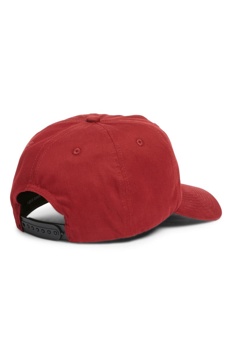 SANTO STUDIO Tutto Five-Panel Snapback Baseball Cap, Alternate, color, Merlot