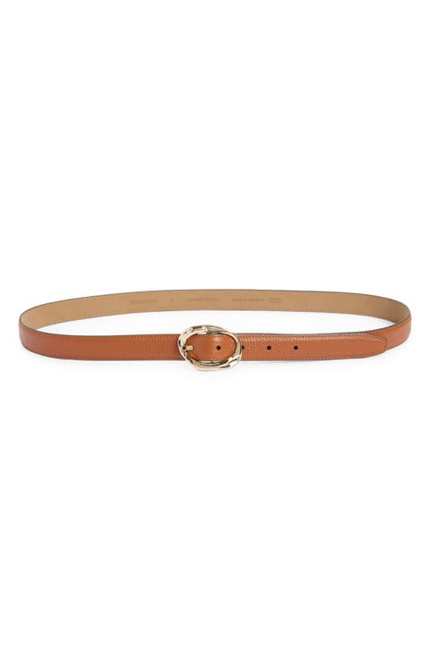 Cora Slim Leather Belt