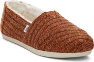 TOMS Alpargata Rib Faux Fur Lined Slip-On