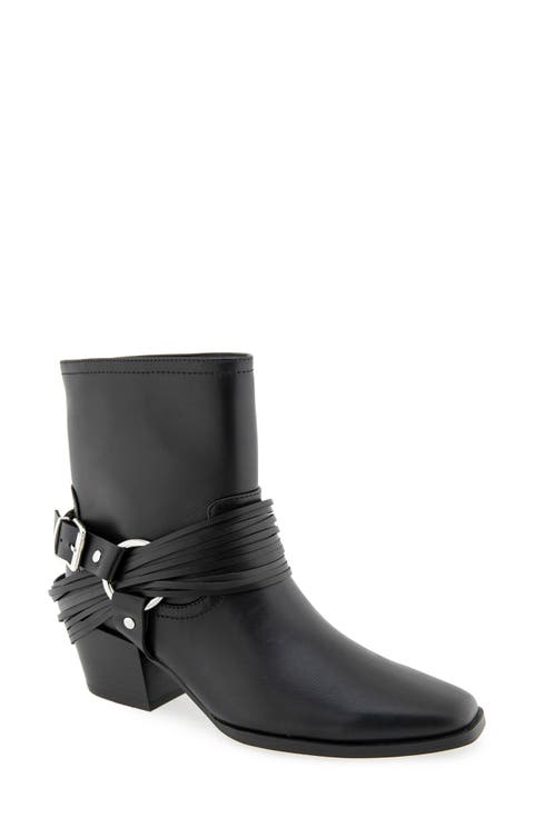 Molly Harne Faux Leather Bootie