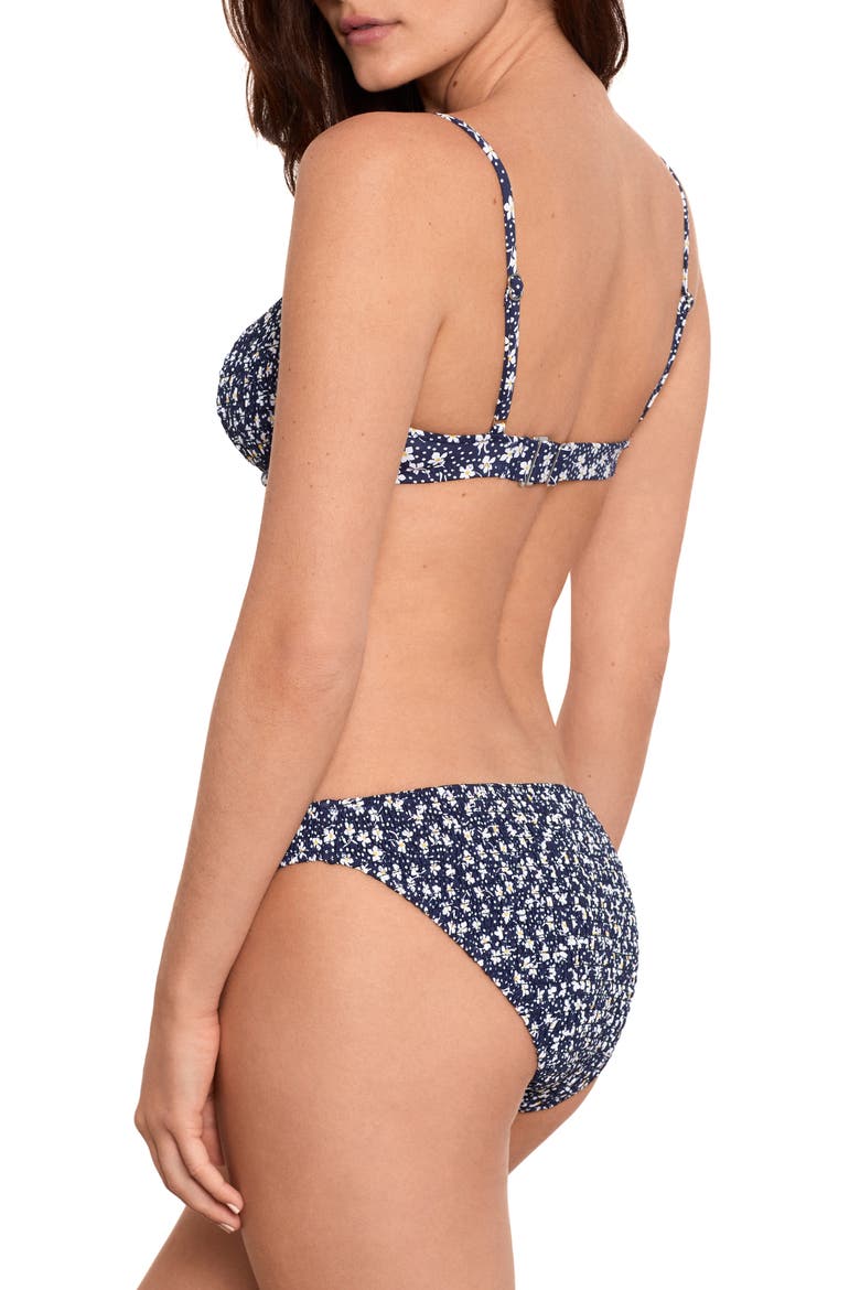Underwire Balconette Bikini Top, Alternate, color, BLUE MULTI