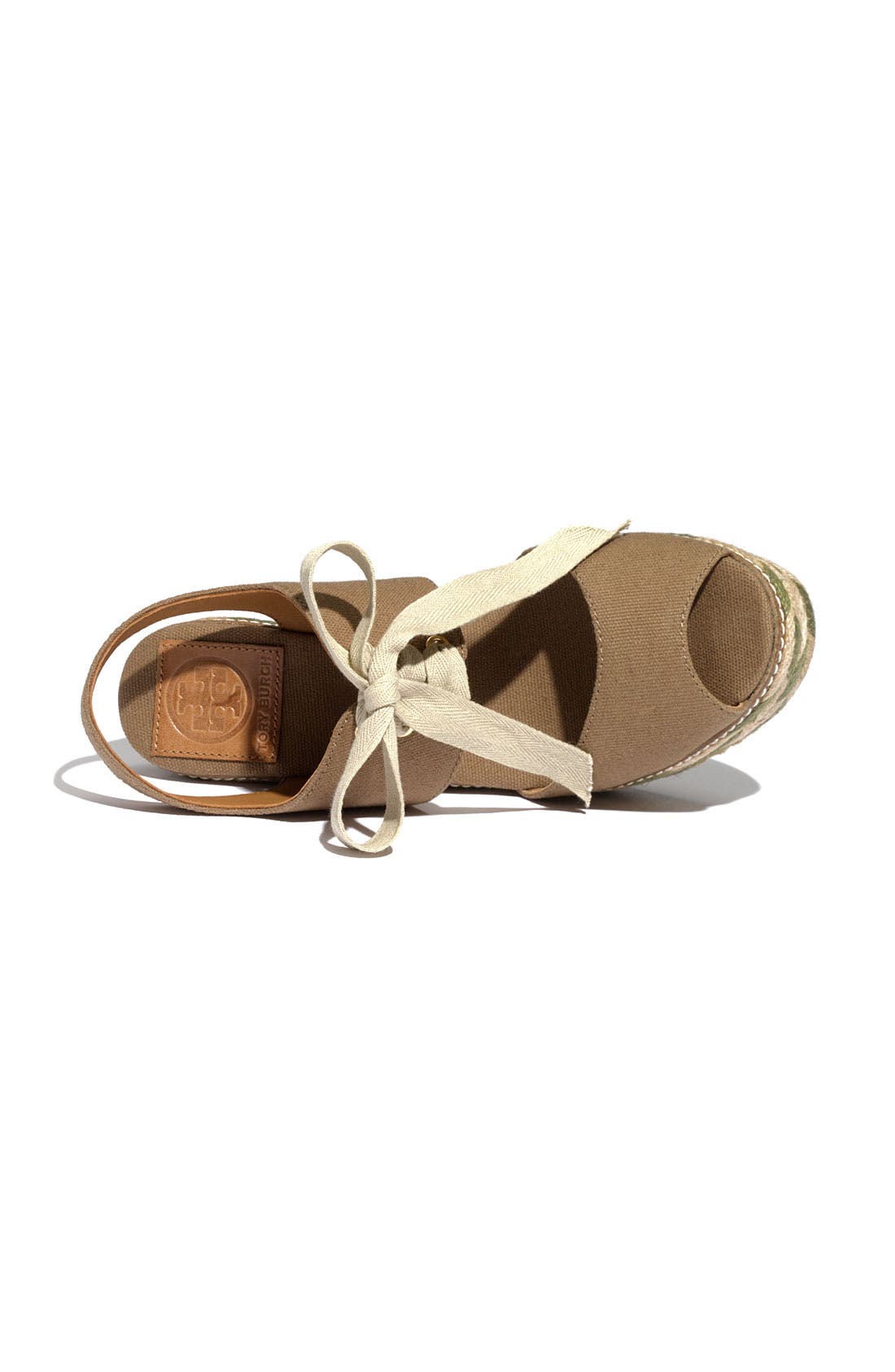 Tory Burch 'Linley' High Wedge Espadrille, Alternate, color, 