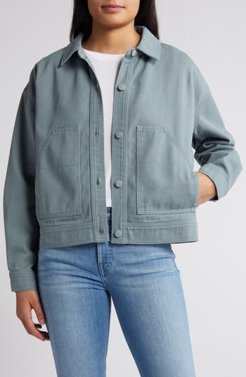 Wit & Wisdom Cotton Twill Utility Jacket | Nordstromrack Wit & Wisdom Cotton Twill Utility Jacket | Nordstromrack
