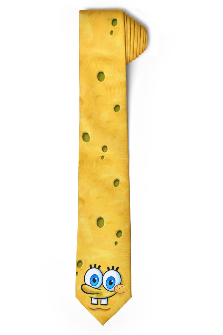 SpongeBob SquarePants Tie, Alternate, color, YELLOW