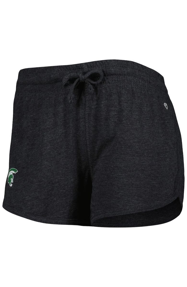COLOSSEUM Women's Colosseum Heather Black Michigan State Spartans Simone Core Shorts, Alternate, color, 