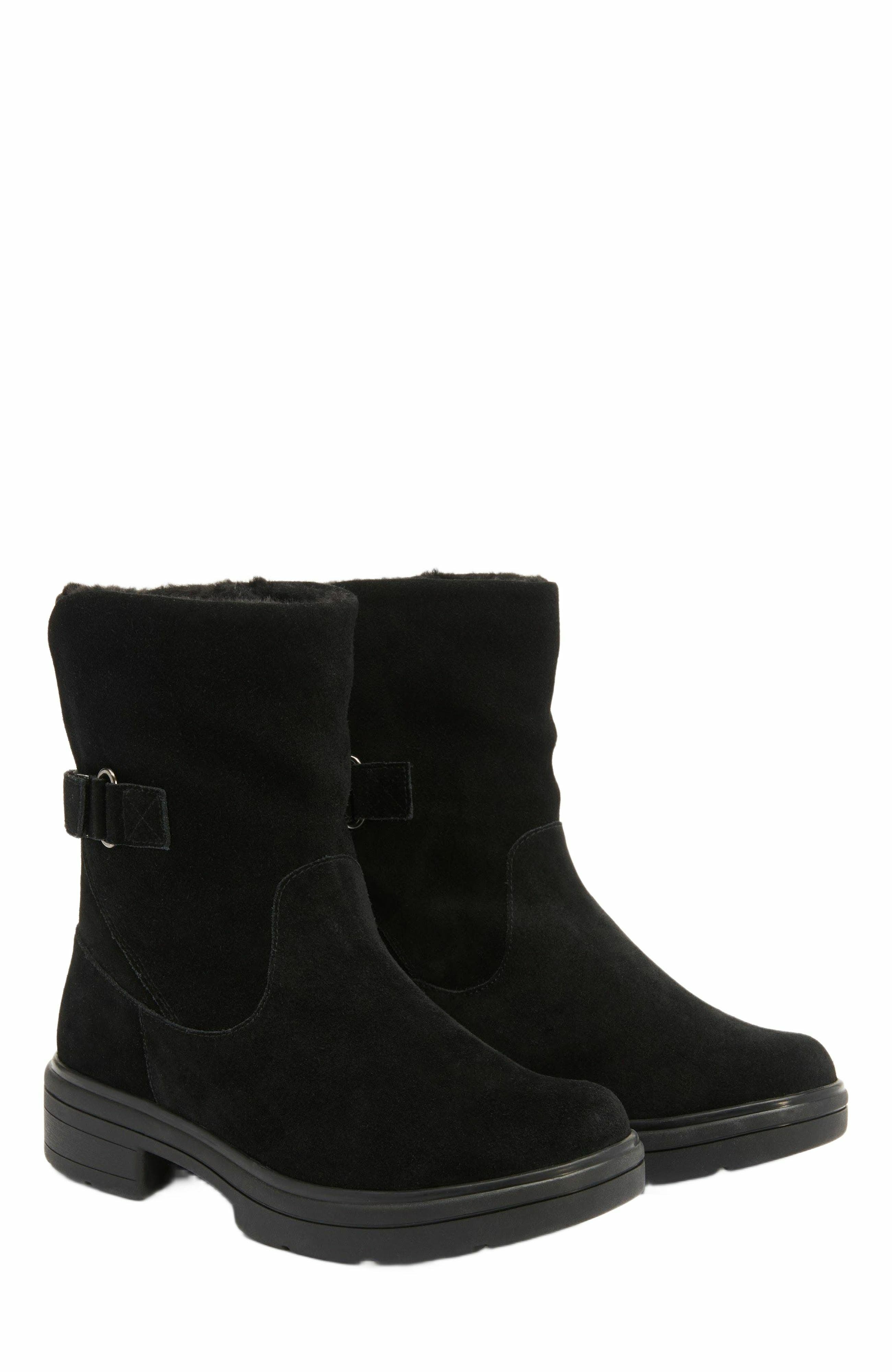 ABEO Vista Mid Boot, Alternate, color, Black Suede - Regular