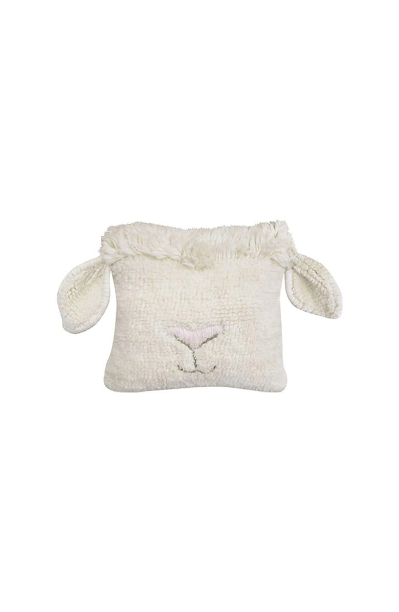Lorena Canals Woolable Cushion Pink Nose Sheep, Main, color, Sheep White,  Sandstone