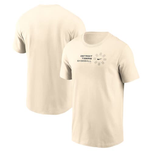 Nike Natural Los Angeles Dodgers Pinwheel Lockup T-shirt In Brown