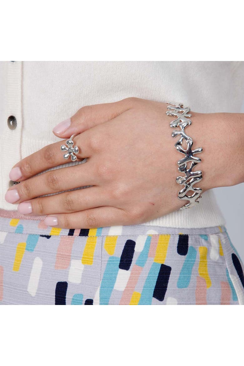 Splash Bracelet, Alternate, color, Sterling Silver
