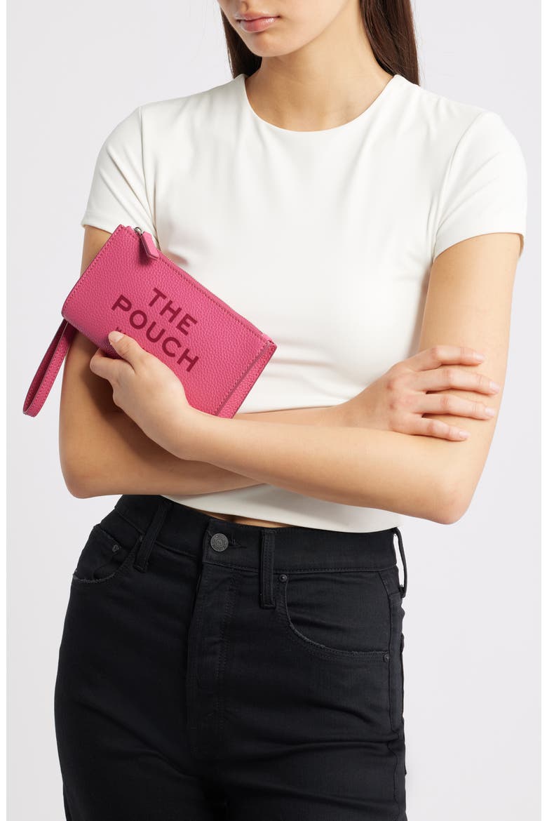 The Pouch Wristlet, Alternate, color, RASPBERRY PINK