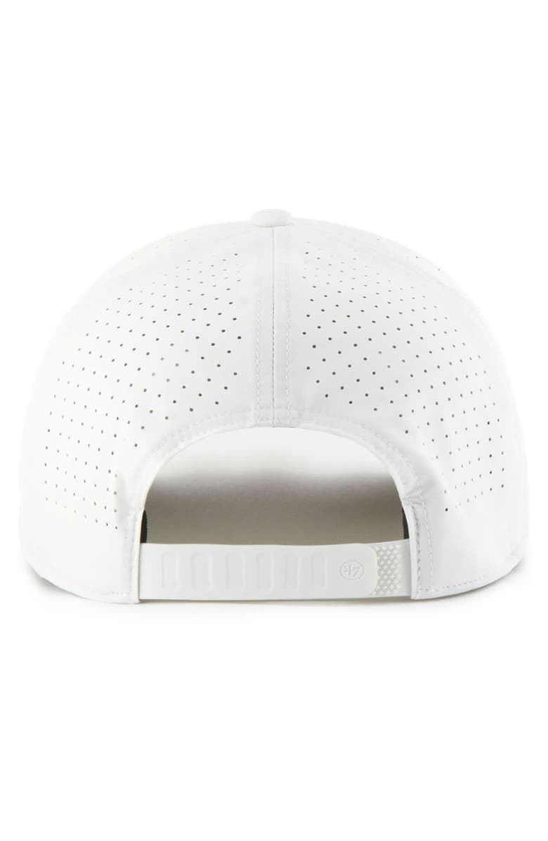 '47 Men's '47 White Miami Hurricanes Forward Collection Loop Hitch Adjustable Hat, Alternate, color, 