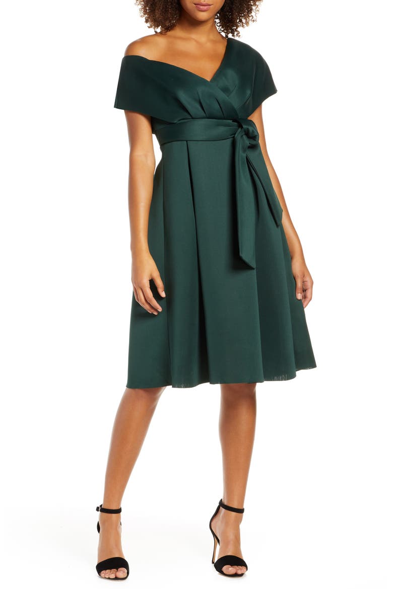 Edel Cocktail Dress, Main, color, TEAL