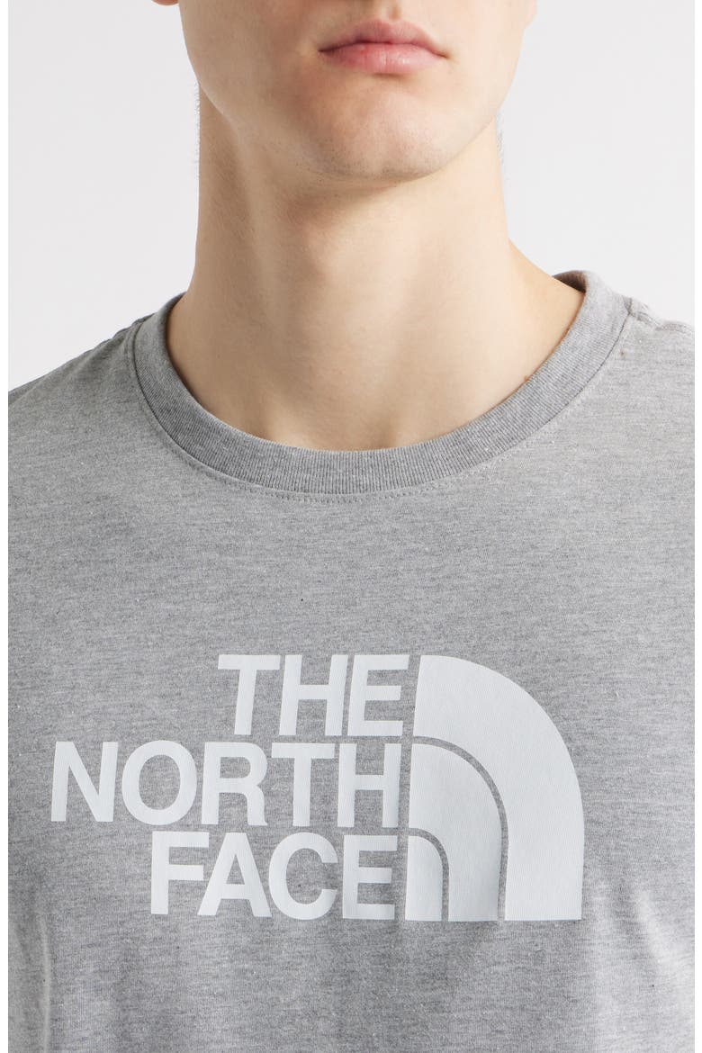 Half Dome Logo Graphic T-Shirt, Alternate, color, PALE GREY HEATHER/ WHITE