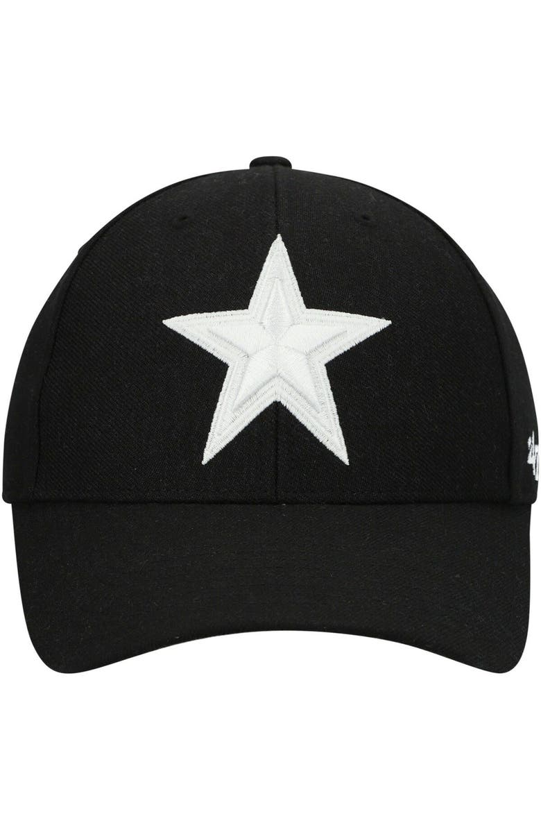 '47 Men's '47 Black Dallas Cowboys MVP Adjustable Hat, Alternate, color, Black