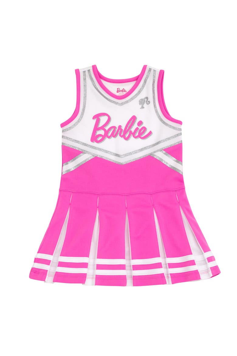 Cheerleader Dress and Headband Set, Alternate, color, Pink White