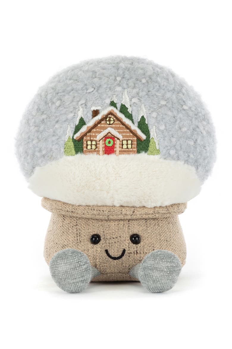 Amuseables Snow Globe, Alternate, color, GREY