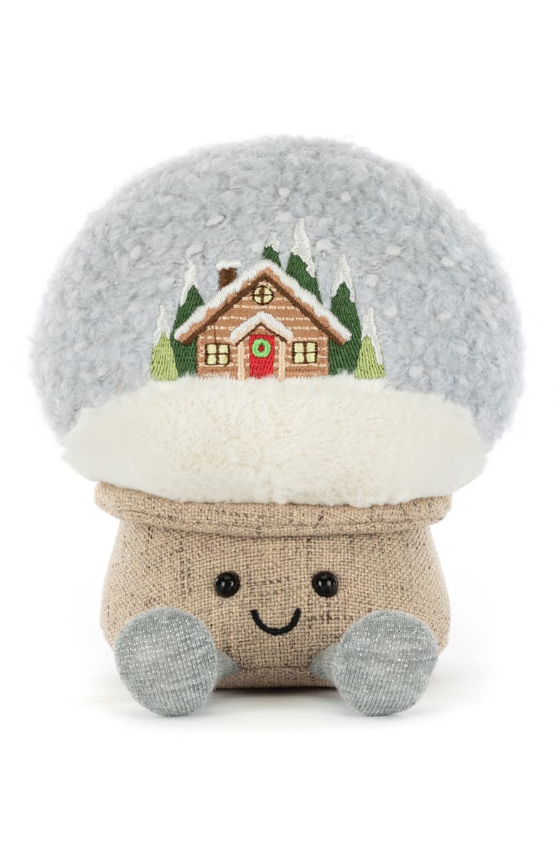 Jellycat Amuseables Snow Globe Plush Toy, Alternate, color, Grey