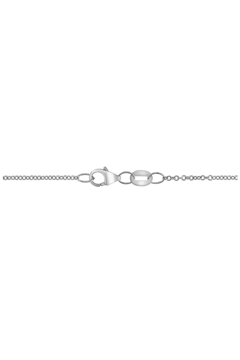 Men's Sterling Silver Pavé Diamond Cross Pendant Necklace - 0.09ct., Alternate, color, WHITE