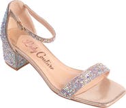LADY COUTURE Dazzle Crystal Embellished Block Heel Sandal