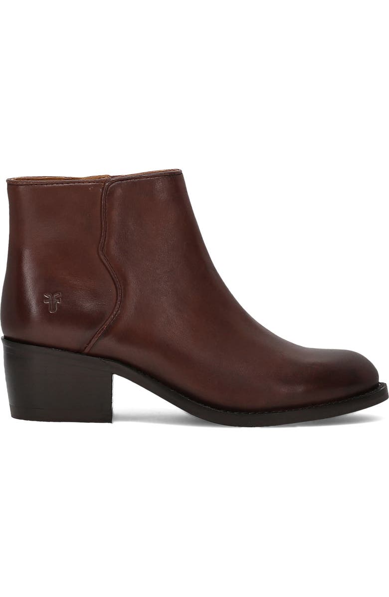 Frye Carson 2 Piping Bootie, Alternate, color, Saddle