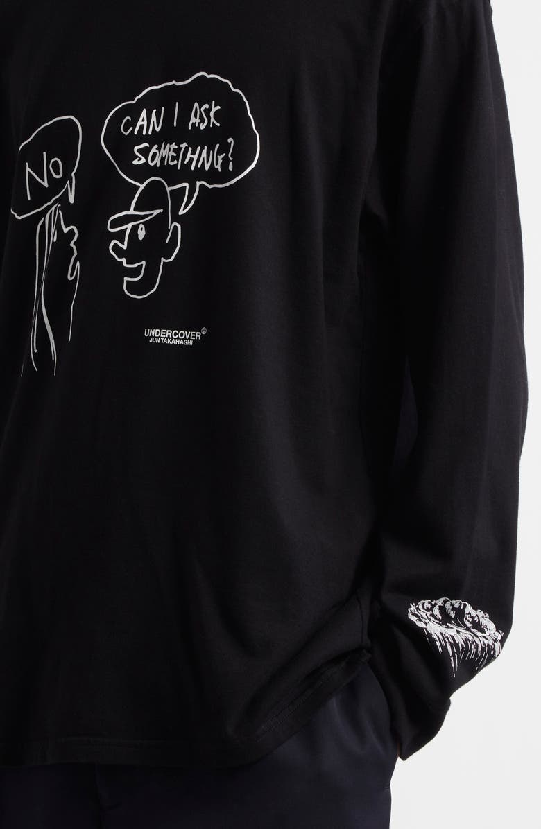 Undercover Long Sleeve Cartoon Graphic T-Shirt, Alternate, color, 