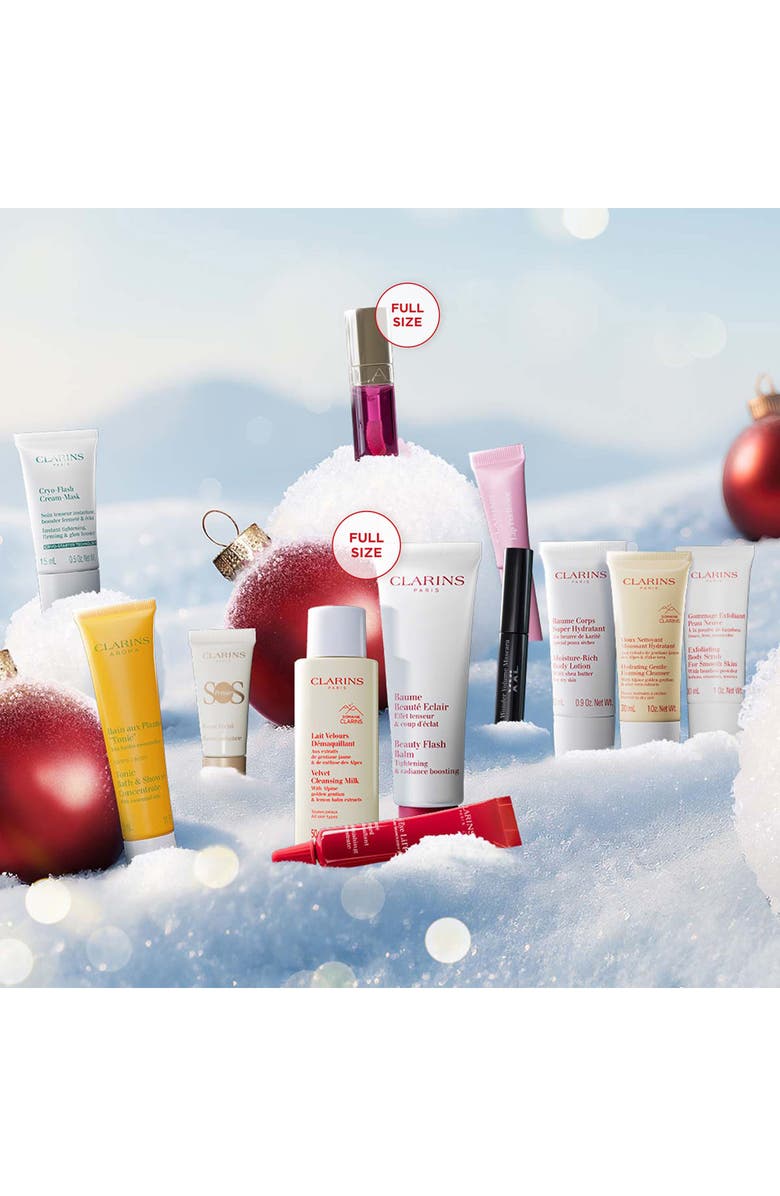 Clarins 12 Day Advent Calendar Set $212 Value, Alternate, color, 