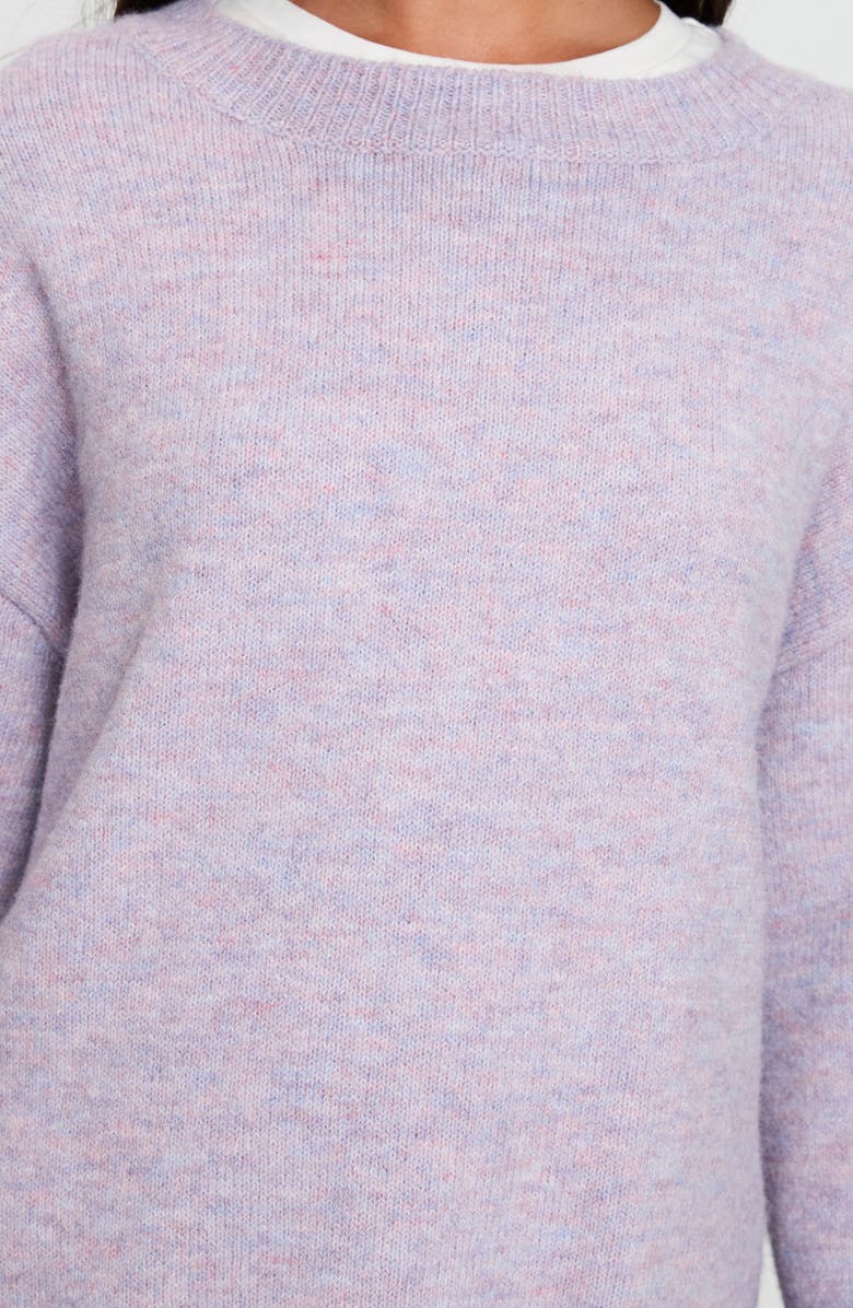 Princess Polly Ryanna Crewneck Sweater, Alternate, color, Lilac