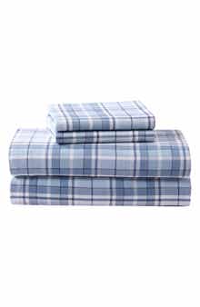 Mulholland Plaid Cotton Flannel King Sheet Set