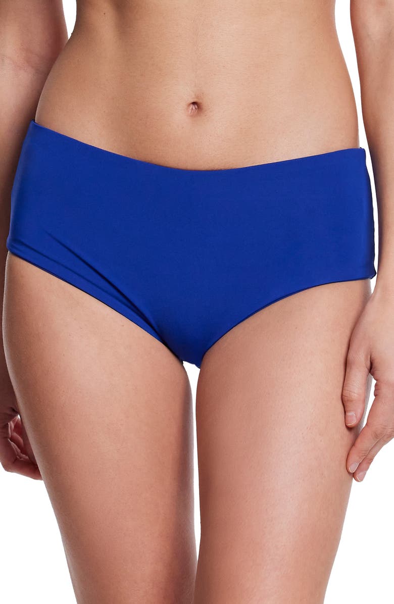 Hanky Panky Boyshorts Bikini Bottoms, Main, color, Poolside Blue Solid