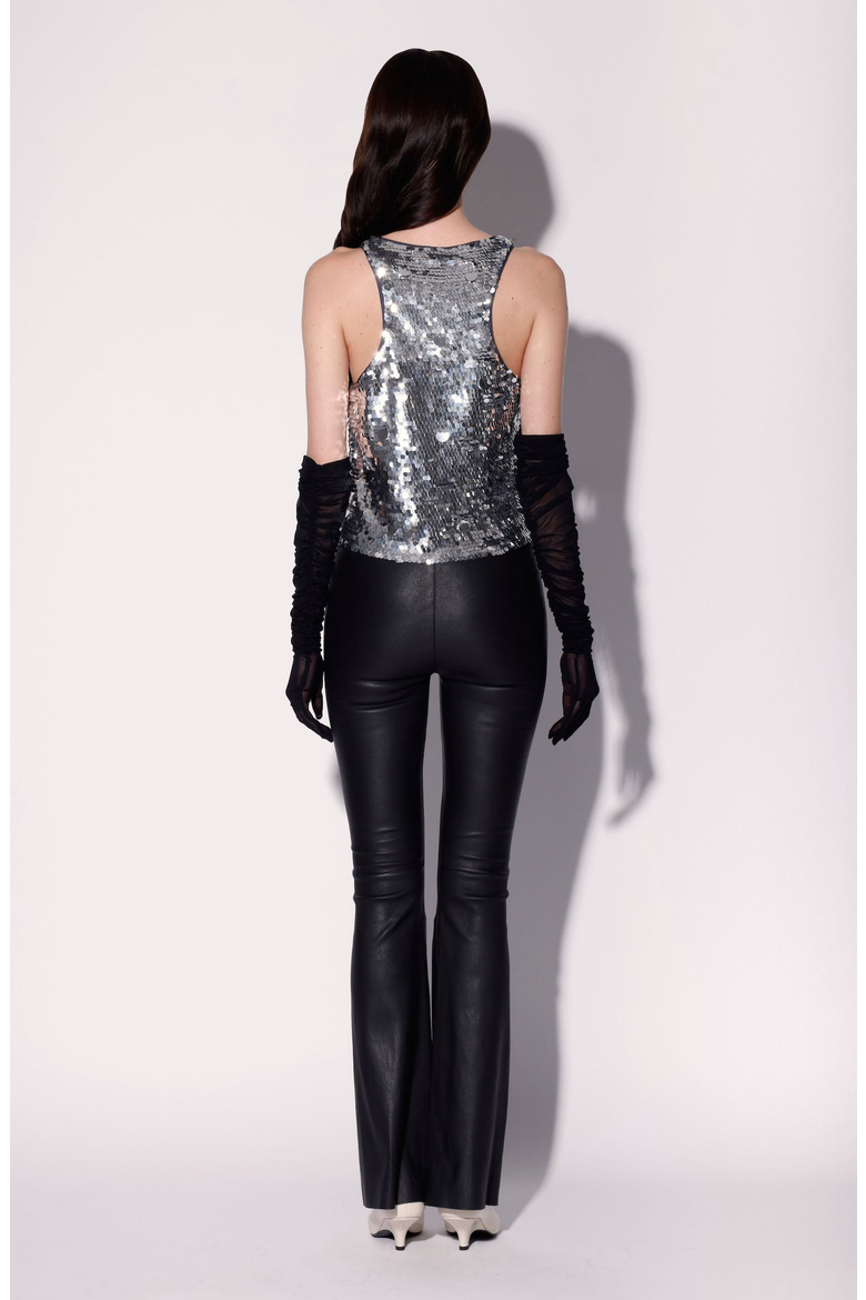 Destiny Top, Alternate, color, Silver Sequin