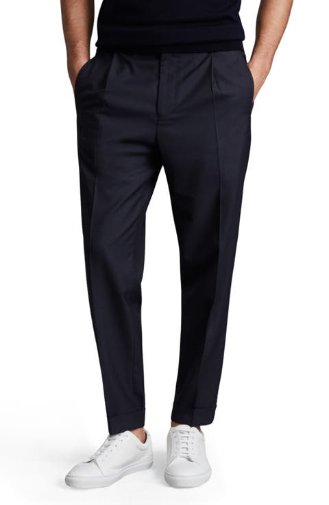 Brighton Pleated Recycled Polyester Blend Pants