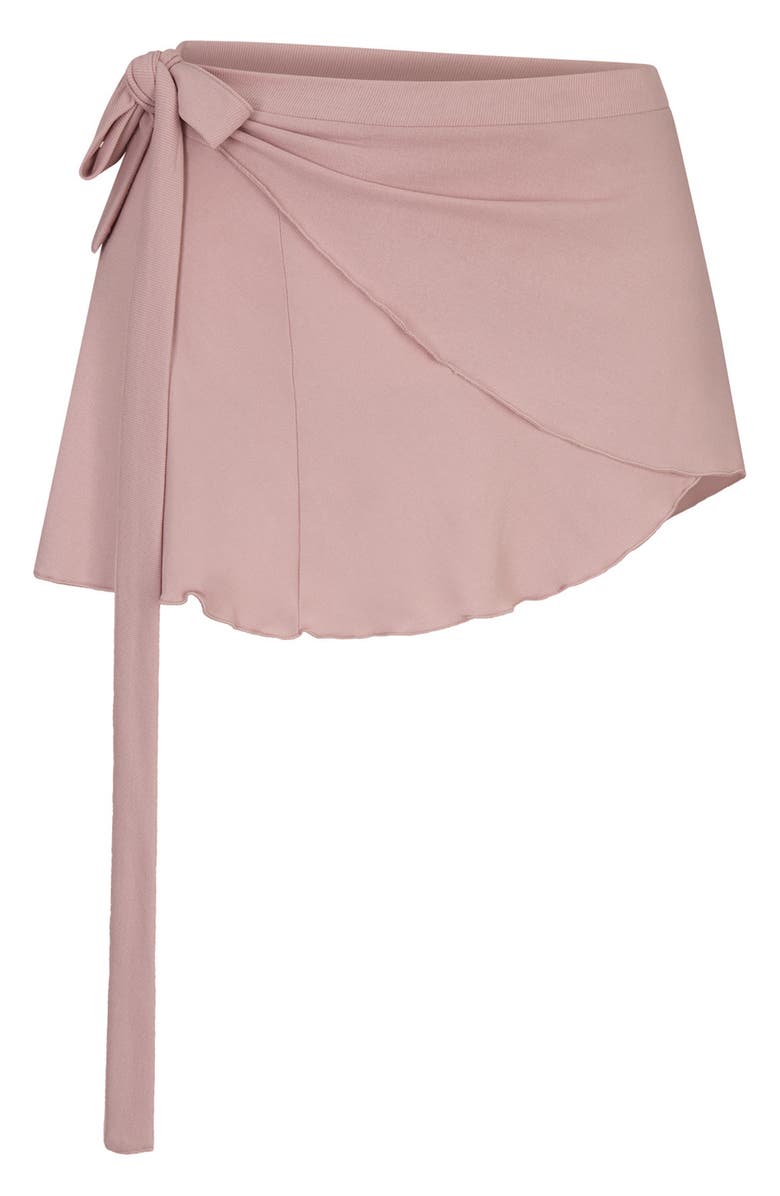 NikeSKIMS Stretch Knit Wrap Skirt, Alternate, color, Himalayan