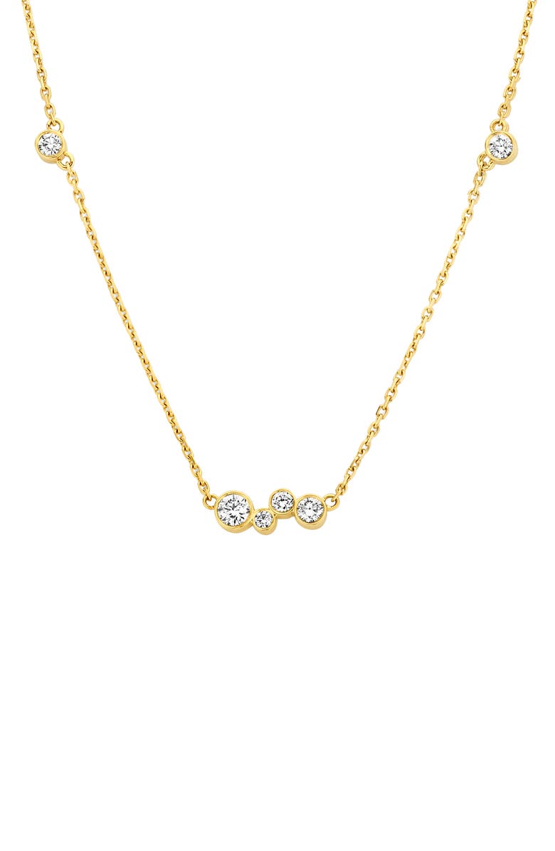 Kimai Luna Lab Created Diamond Necklace, Main, color,