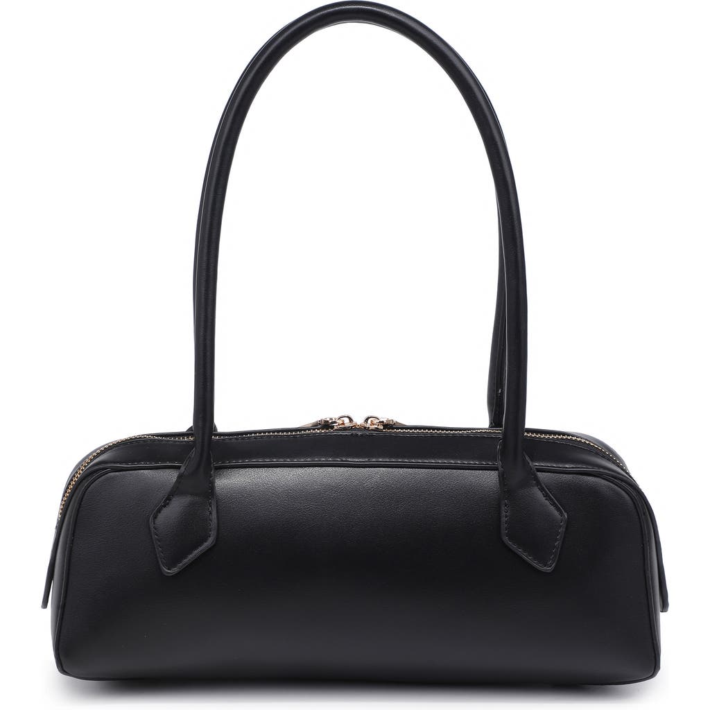 Moda Luxe Top Handle Shoulder Bag In Black