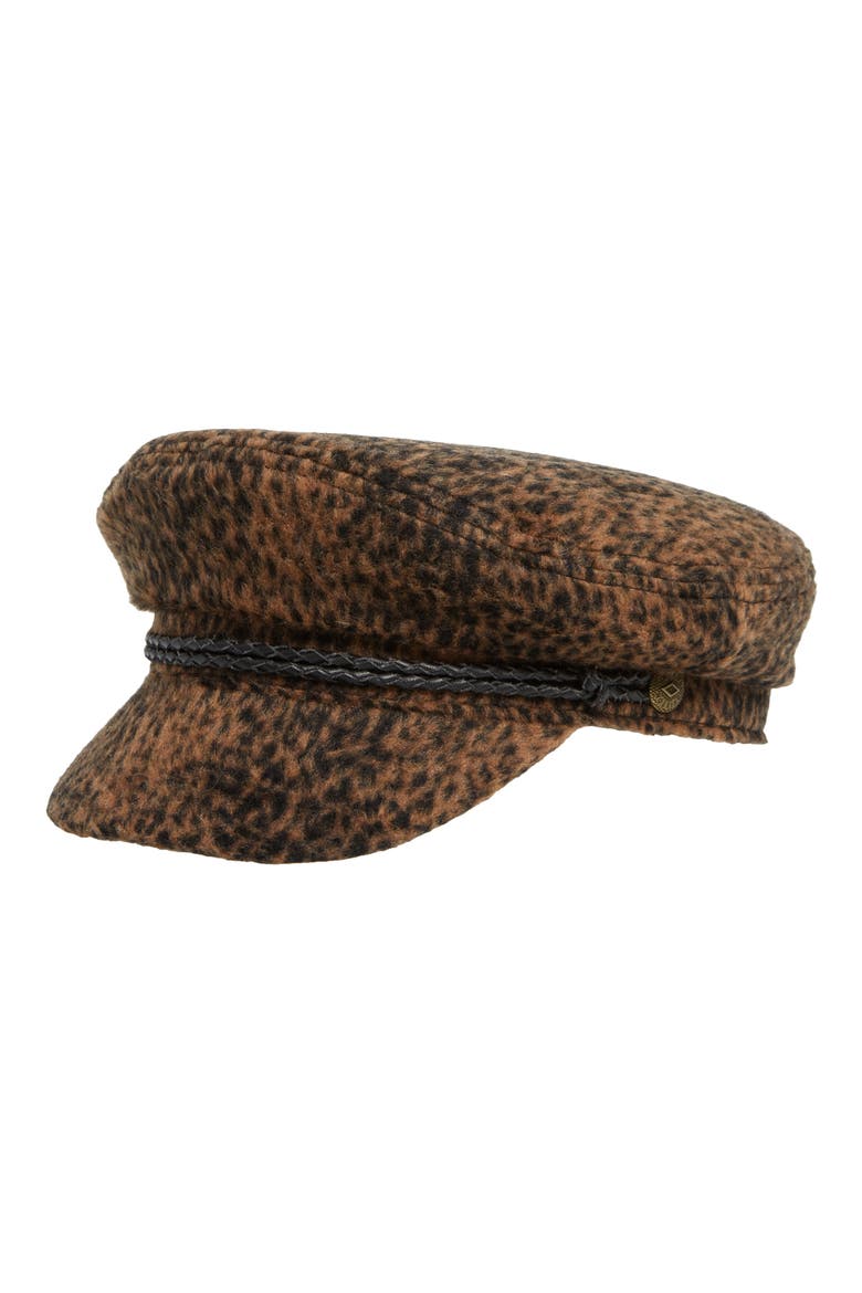 Ashland Baker Boy Cap, Main, color, LEOPARD