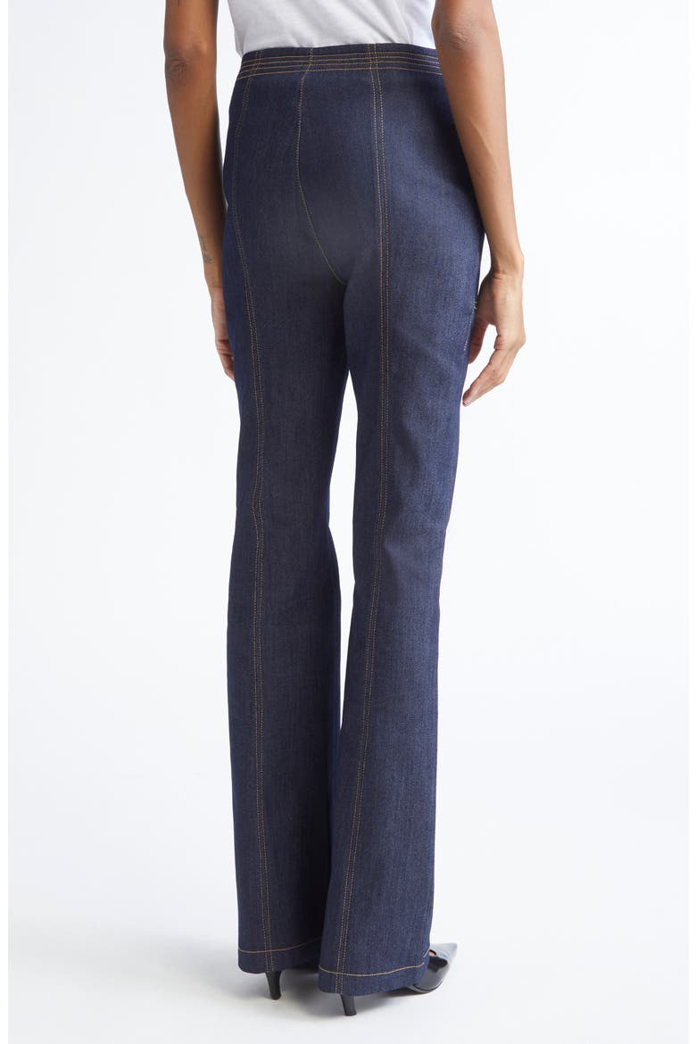 Kenji Topstitch Detail Bootcut Jeans, Alternate, color, INDIGO