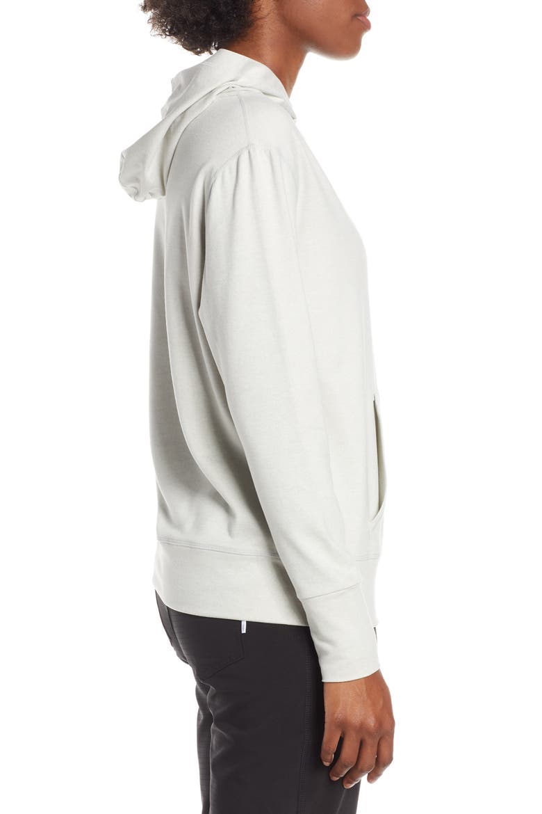 Halo Performance Hooded Pullover Sweater, Alternate, color, DOVE GREY HEATHER