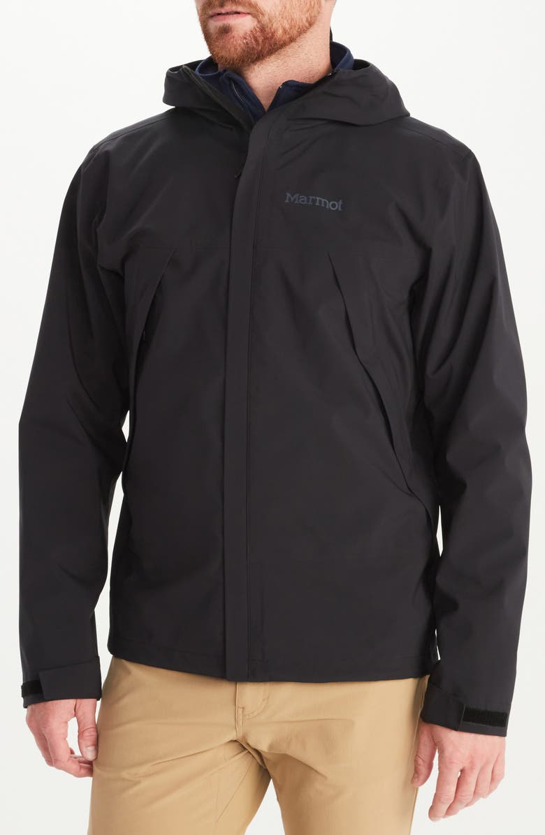 Marmot PreCip<sup>®</sup> Eco Pro Waterproof Hooded Jacket, Main, color, 