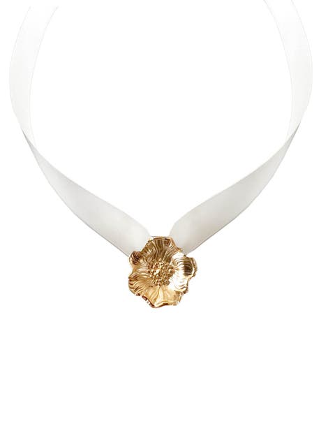 Poppy Ribbon Choker