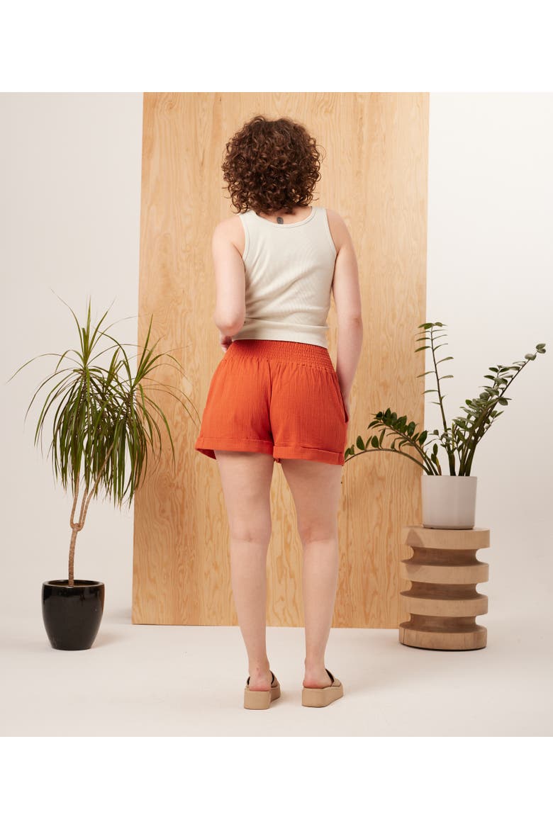 Geo Short, Alternate, color, Chili