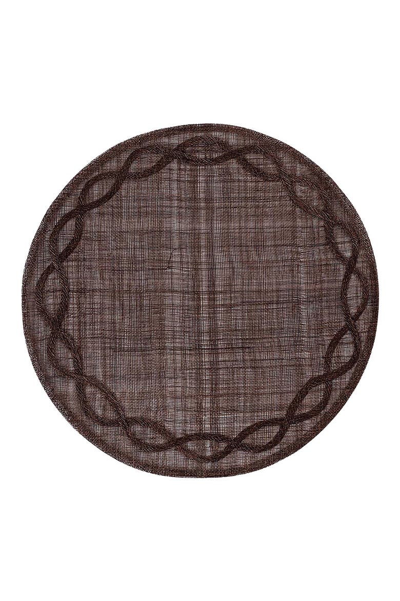 Tuileries Garden Set of 4 Placemats, Alternate, color, WALNUT