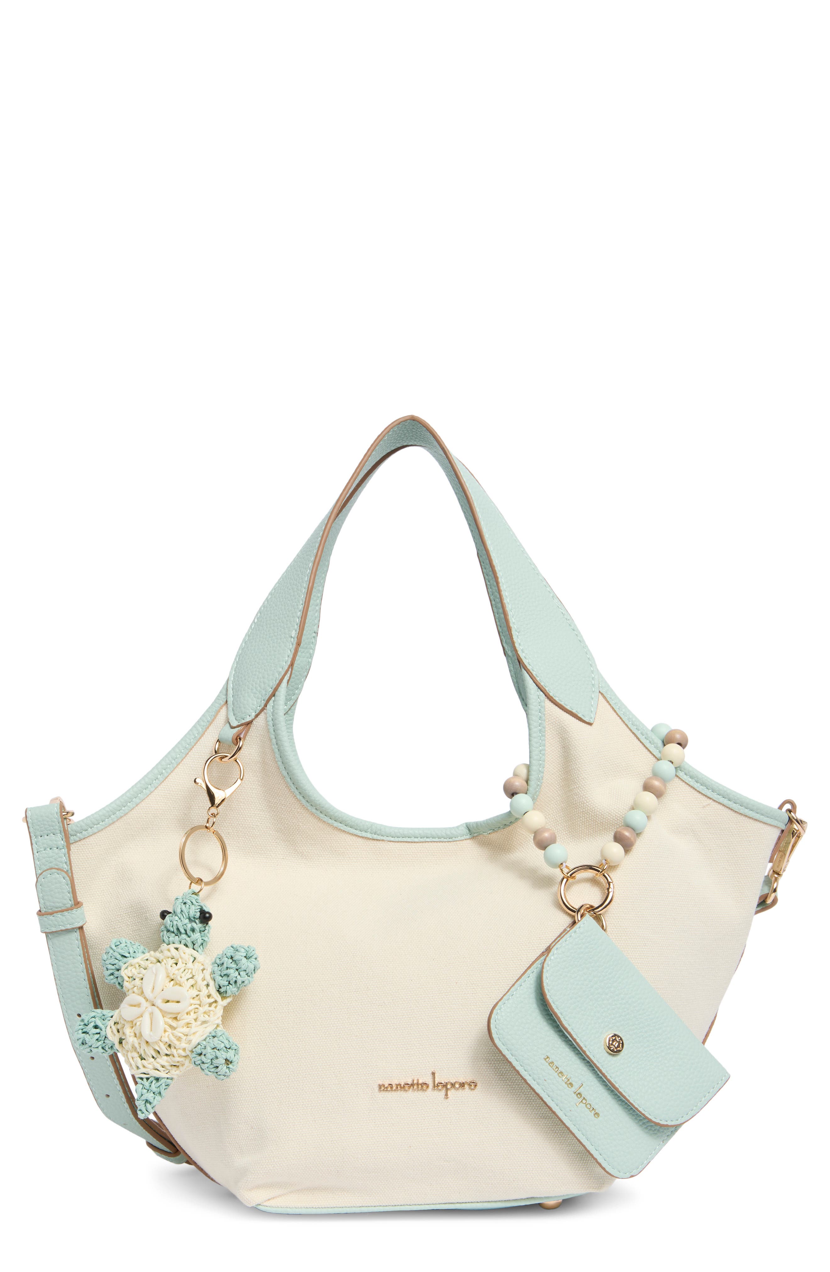 Nanette Lepore Canvas Scoop Satchel
