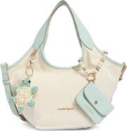 Nanette Lepore Canvas Scoop Satchel