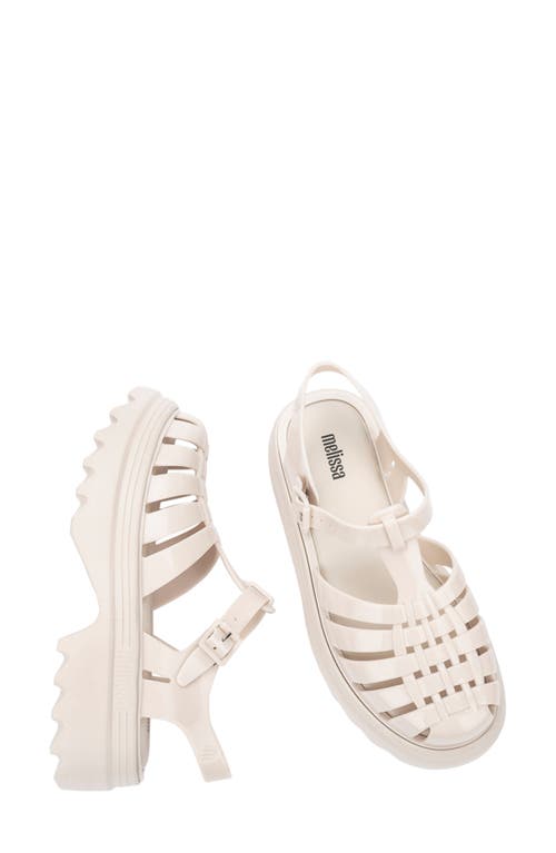 Shop Melissa Possession Platform Ii Sandal In Off White