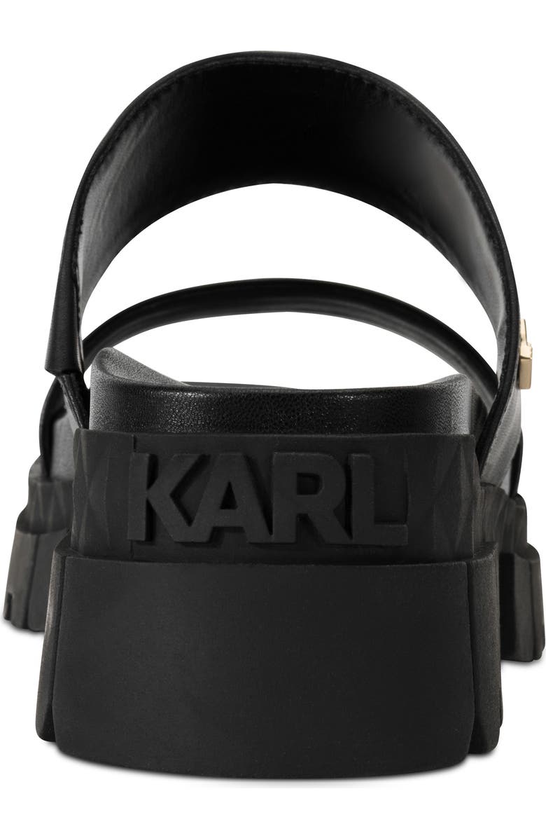 KARL LAGERFELD PARIS Lacara Lug Sole Slide Sandal, Alternate, color,