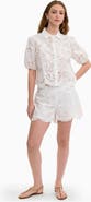Rebecca Taylor Brielle Poplin Eyelet Shirt